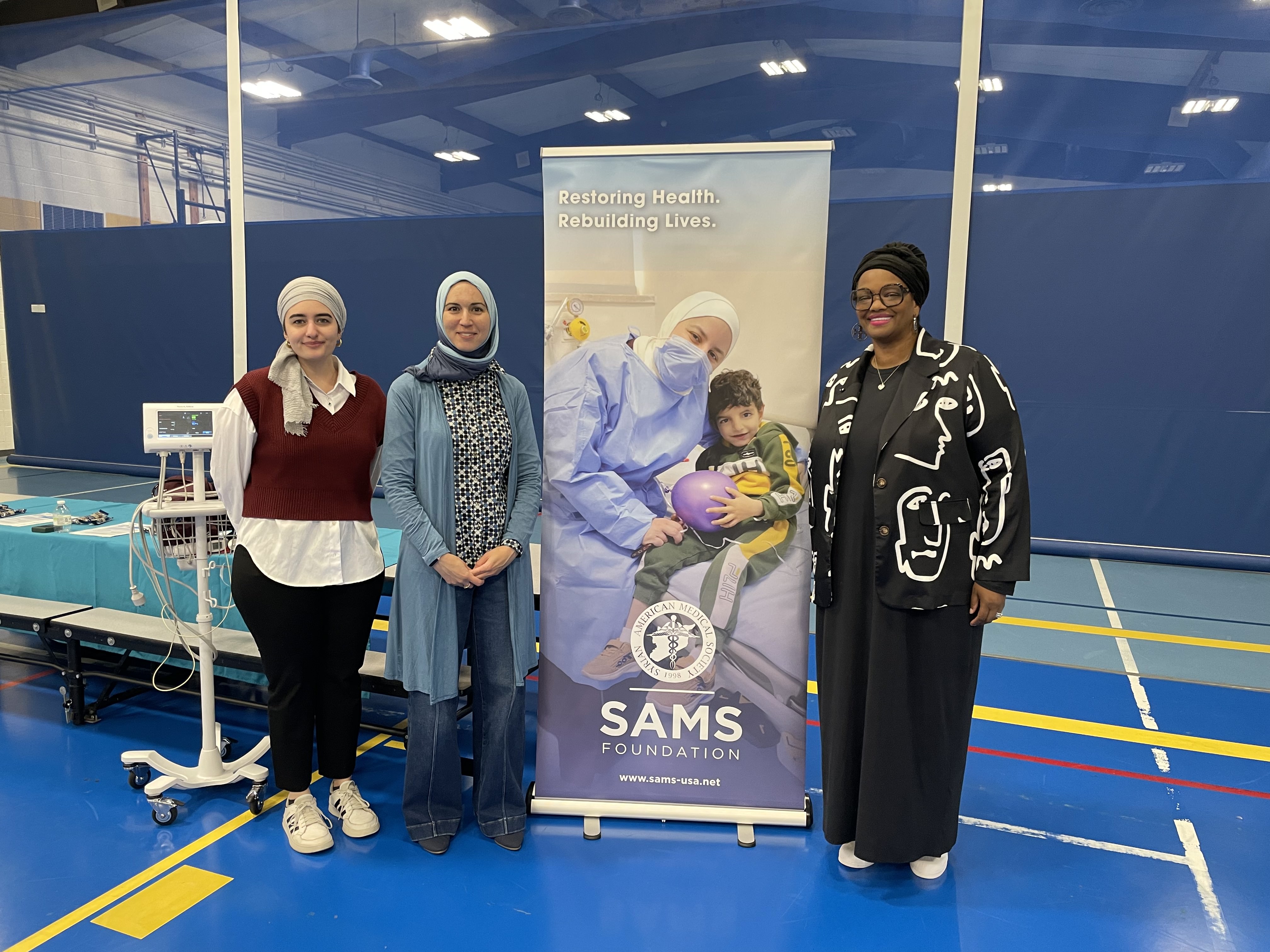 SAMS volunteer team